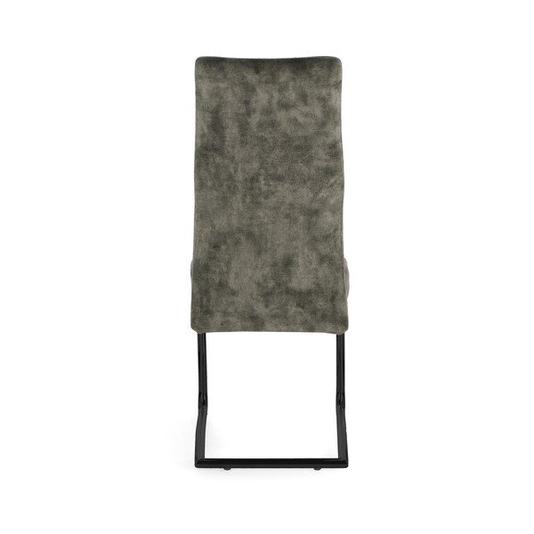 Sedia da pranzo verde in imbottito Thelma – Bizzotto-image-4