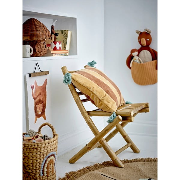 Cestino per bambini in tessuto marrone 46x7,5x33 cm Toto - Bloomingville Mini-image-1