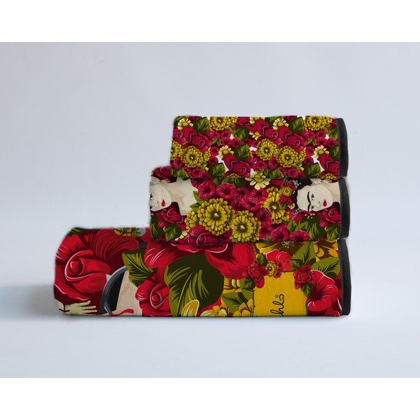 Set di 3 asciugamani Frida Portrait - Madre Selva