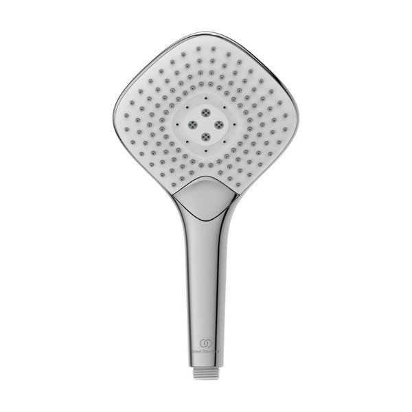 Soffione doccia da doccia in plastica argentato effetto lucido IdealRain Evo Jet - Ideal Standard-image-4
