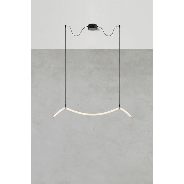 Lampadario LED bianco e nero Melt – Markslöjd-image-2