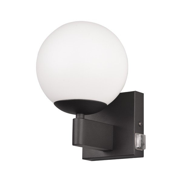 Lampada da parete nera opaca ø 14 cm Kula – Trio-image-2