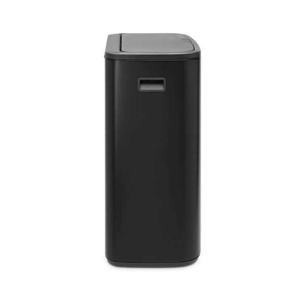 Bidone in acciaio nero opaco touch per raccolta differenziata 60 l Bo Touch Bin - Brabantia-image-2