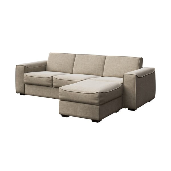 Divano letto beige Mesonica, angolo destro, 288 cm Munro - MESONICA-image-2