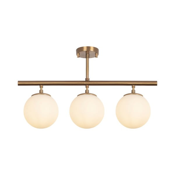 Plafoniera color bronzo con paralume in vetro ø 15 cm Atmaca – Opviq lights-image-2