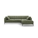 Divano angolare verde (con penisola a destra/con chaise lounge) Bemy – Micadoni 