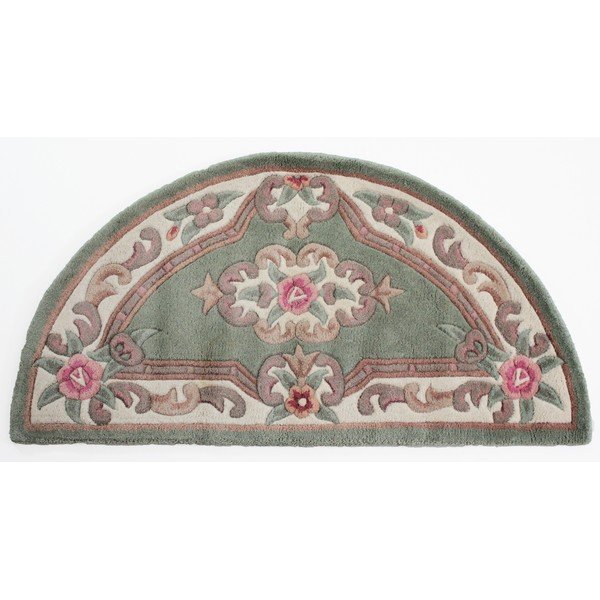 Tappeto di lana verde , 67 x 127 cm Aubusson - Flair Rugs
