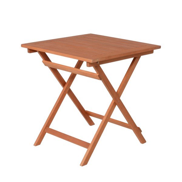 Tavolo da pranzo da giardino in eucalipto massiccio 70,5x70,5 cm Pasaneda – Garden Pleasure-image-2