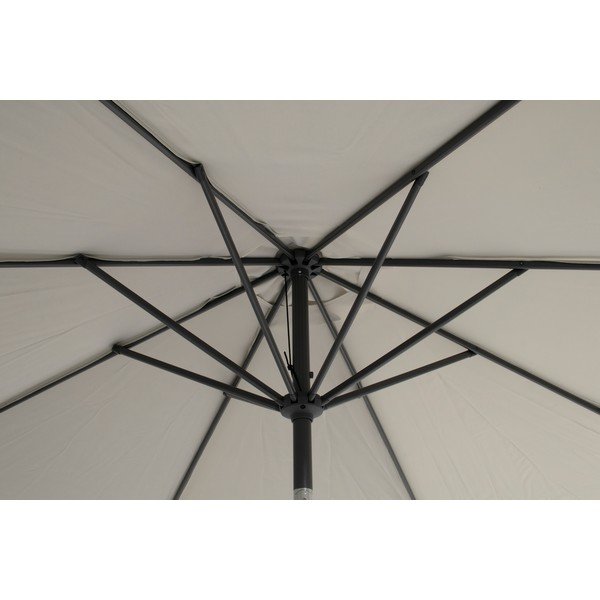 Ombrellone sospeso grigio chiaro ø 300 cm Shadowflex - Hartman-image-1