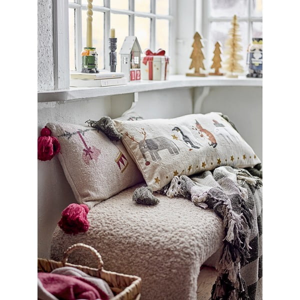 Cuscino decorativo con motivo natalizio 30x60 cm Valentin - Bloomingville-image-1