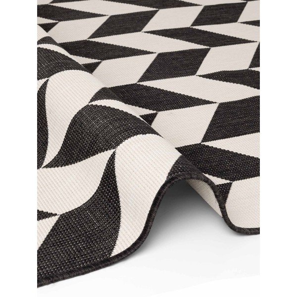 Tappeto da interno/esterno nero/color crema 160x230 cm Haringey Terrick – Ted Baker-image-4