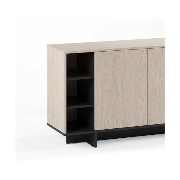 Armadietto nero 170x80x40 cm Cequoia – Marckeric-image-3