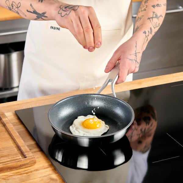 Padella in acciaio inox con superficie antiaderente ø 20 cm Lucca 3.0 – FABINI-image-1