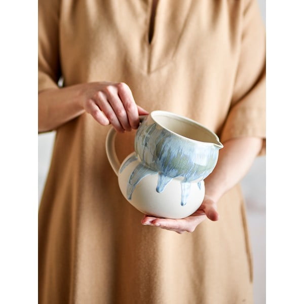 Brocca in gres Luna – Bloomingville-image-1