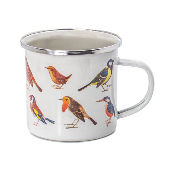 Tazza bianca e marrone 310 ml Vintage Birds – Sass & Belle