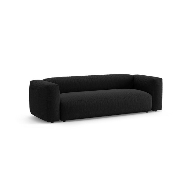 Divano componibile nero allungabile 264 cm – Micadoni -image-3