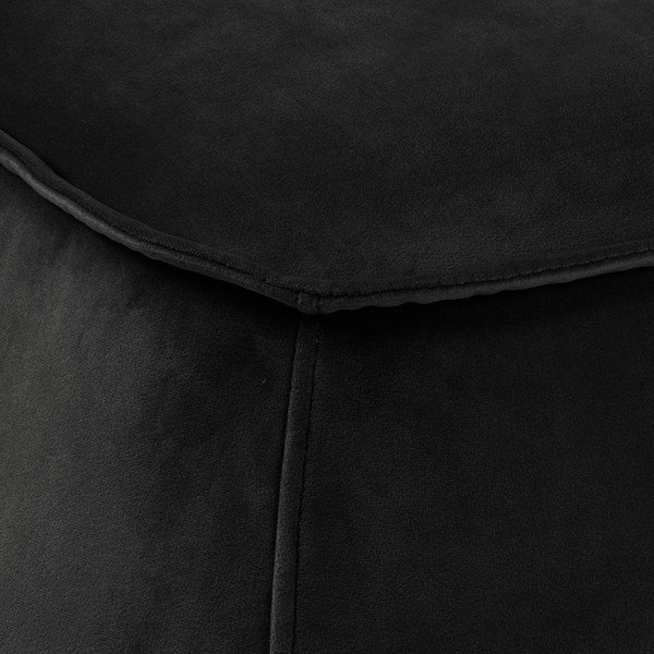 Pouf in velluto marrone-grigio , 60 x 60 cm Mie - Actona-image-2
