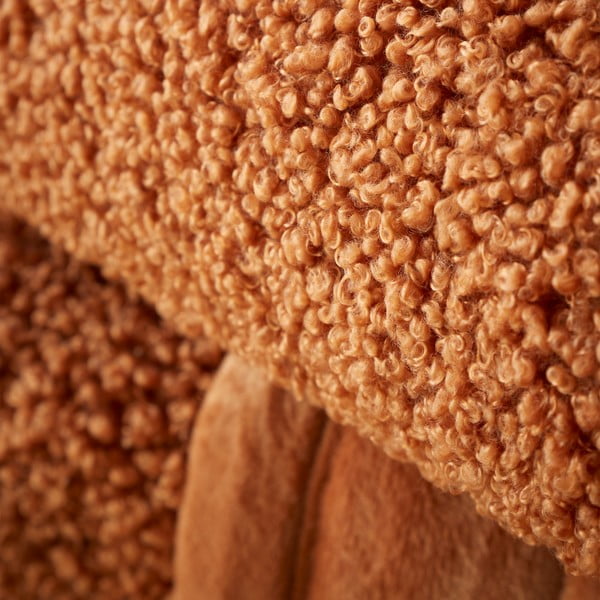 Coperta in micropile arancione 130x170 cm Velvet Boucle - Catherine Lansfield-image-2