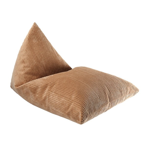 Pouf a sacco per bambini marrone con rivestimento in velluto a coste Big Lounger – Wigiwama