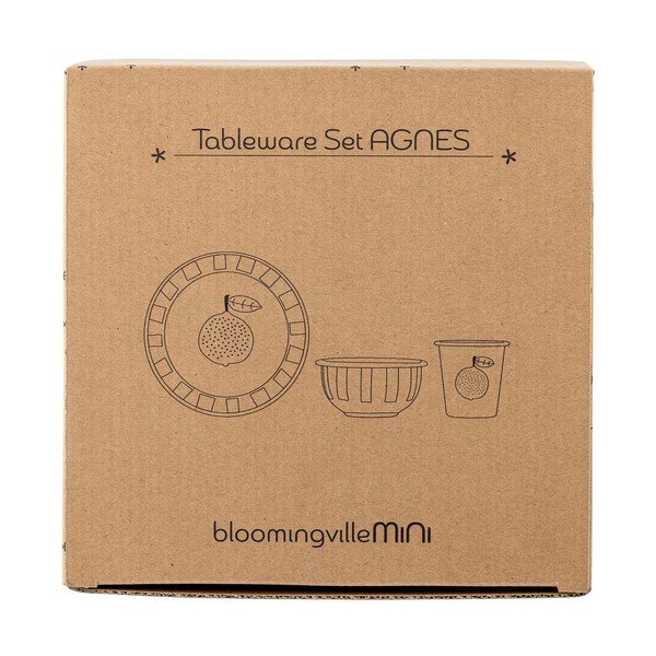 Set da pranzo per bambini in metallo 3 pz Agnes – Bloomingville Mini-image-2