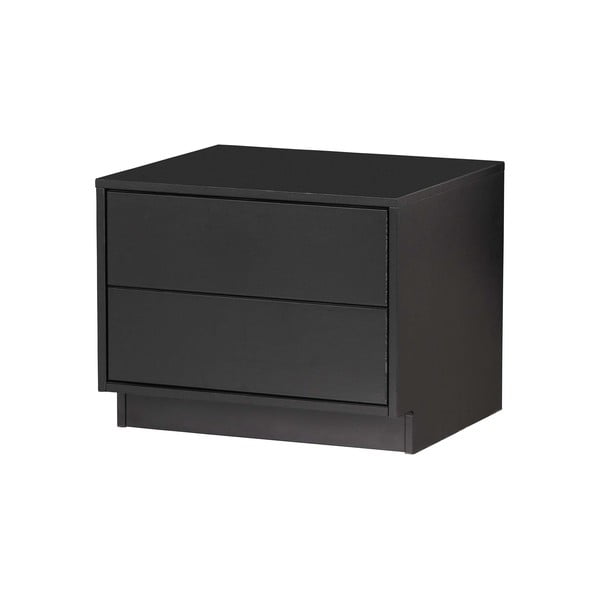 Tavolo TV modulare nero in legno di pino 50x40 cm Finca - WOOOD-image-2