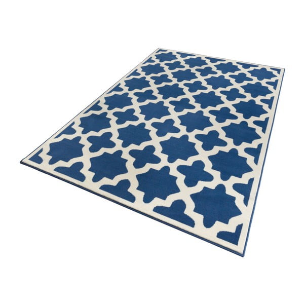 Tappeto blu e bianco , 200 x 290 cm Noble - Zala Living-image-1