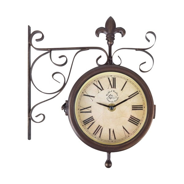 Orologio da parete per esterni con termometro Rustico - Esschert Design-image-4