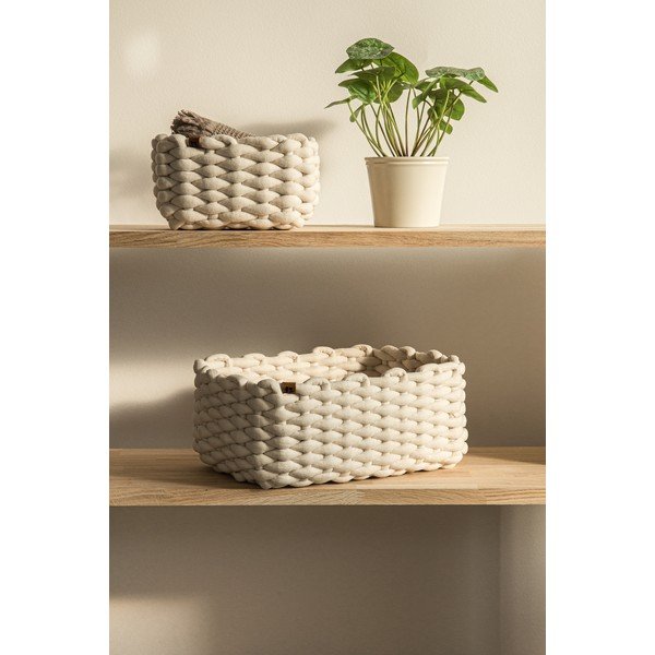 Cesto in tessuto 35x25x14 cm Peach Skin M – Bigso-image-3