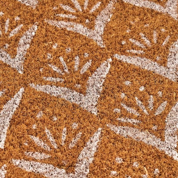 Stuoia di cocco 60x40 cm Mini White - Casa Selección-image-1