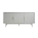 Cassettiera grigia 160x75x45 cm Palma – Unique Furniture