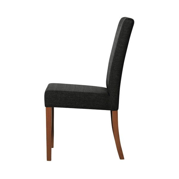 Sedia nera con gambe in faggio marrone scuro Tonka - Ted Lapidus Maison-image-4