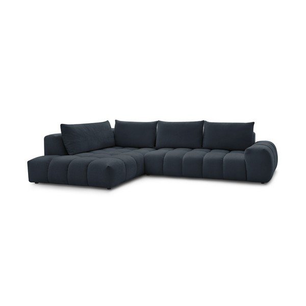 Divano angolare blu scuro Everest - Bobochic Paris-image-3