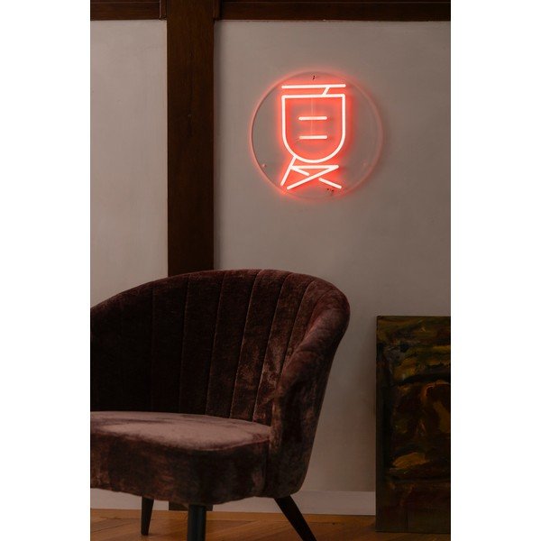 Decorazione con luce al neon a LED rossa Sya - Dutchbone-image-1