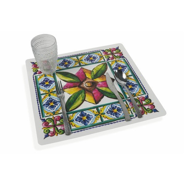 Tovaglietta in plastica 6 pezzi 37x37 cm Costiera - VDE Tivoli 1996-image-1