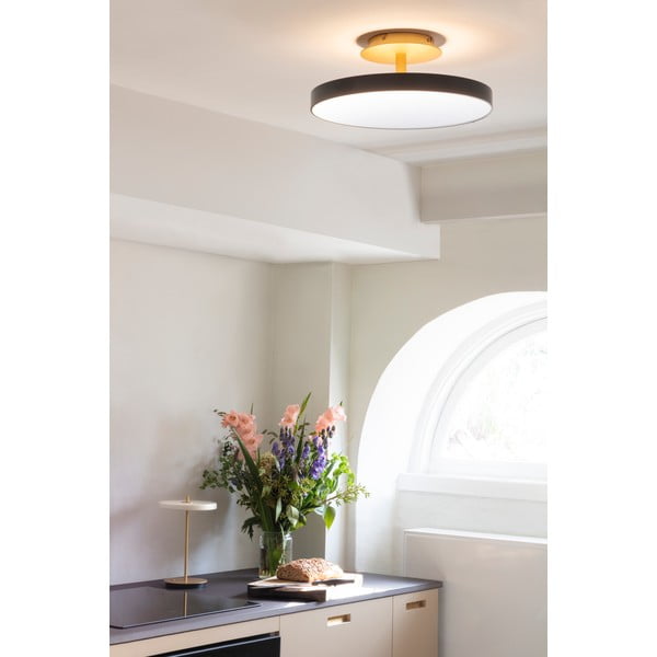 Apparecchio da soffitto a LED nero con paralume in metallo ø 43 cm Asteria Up - UMAGE-image-3