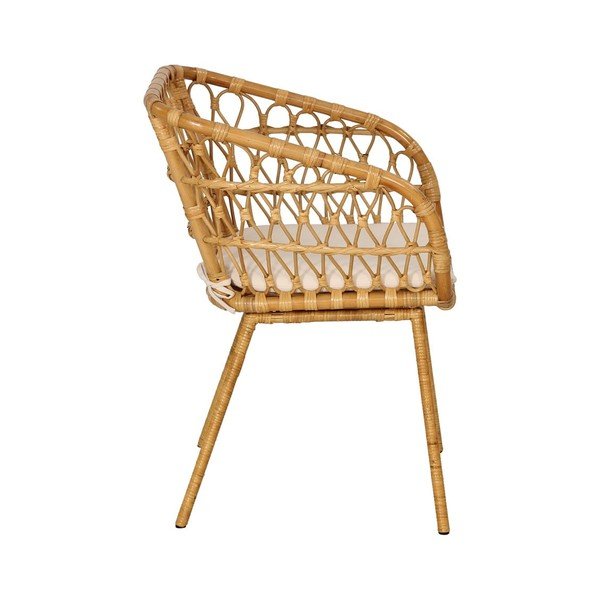 Set di 4 sedie da giardino in rattan in colore naturale - Bonami Essentials-image-3
