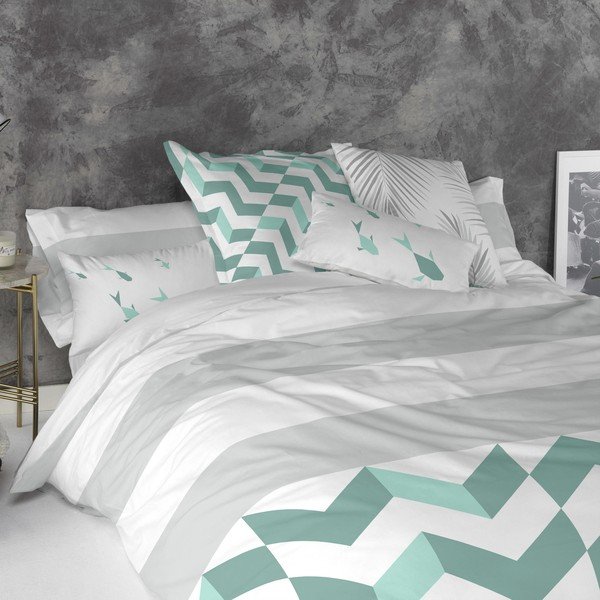 Set di 2 federe in cotone Zigzag - Blanc-image-4