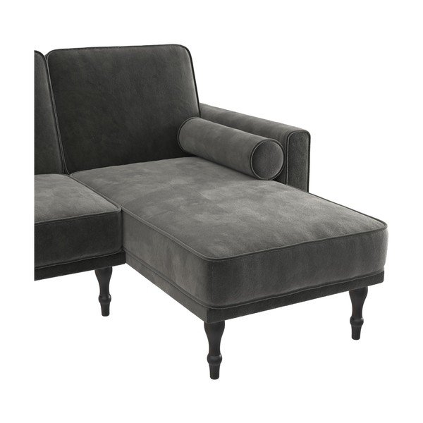 Divano letto grigio divano angolare Edison - Støraa-image-3