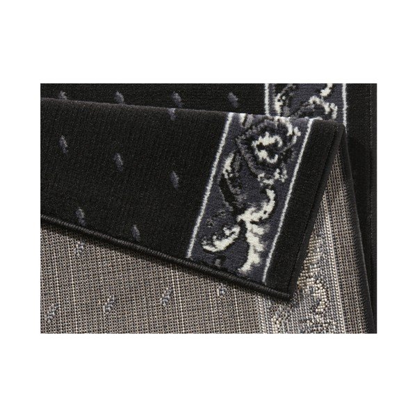 Černý běhoun s bílými detaily Hanse Home Ornament, 80 x 350 cm-image-2