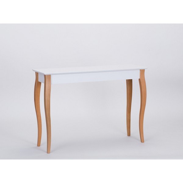 Tavolino Console bianco, lunghezza 105 cm - Ragaba-image-1
