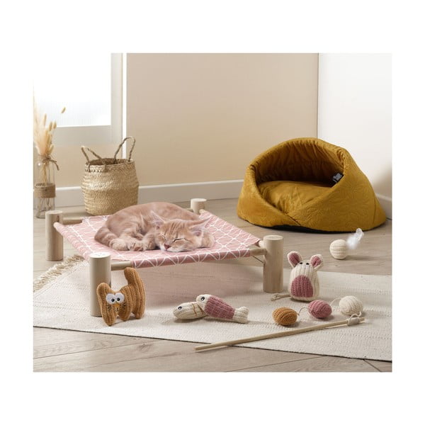 Cuccia rosa per animali domestici 48x53 cm – Love Story-image-4