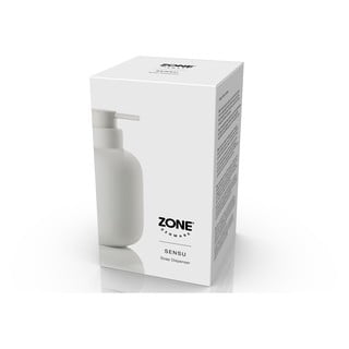 Dispenser per sapone bianco in gres 300 ml Sensu – Zone
