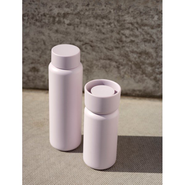 Tazza termica rosa chiaro in acciaio inox 650 ml Singles – Zone-image-1