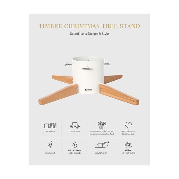 Supporto per albero di Natale Timber - Tree Nest-image-4