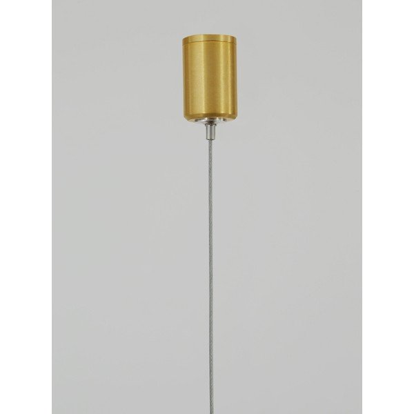 Lampadario LED color ottone in alluminio Elettra – Nova Luce-image-4