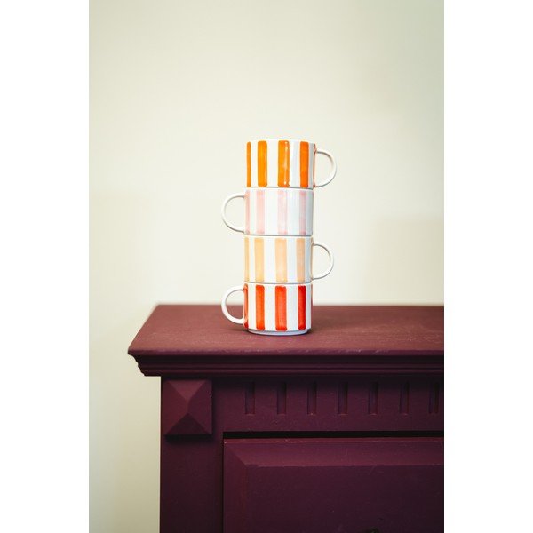 Tazze in set per espresso bianche in ceramica 4 pz 180 ml Franca – Leopold Vienna-image-3