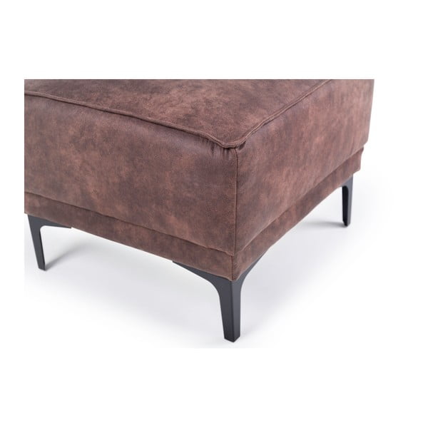 Sgabello in similpelle marrone Copenhagen - Scandic-image-4