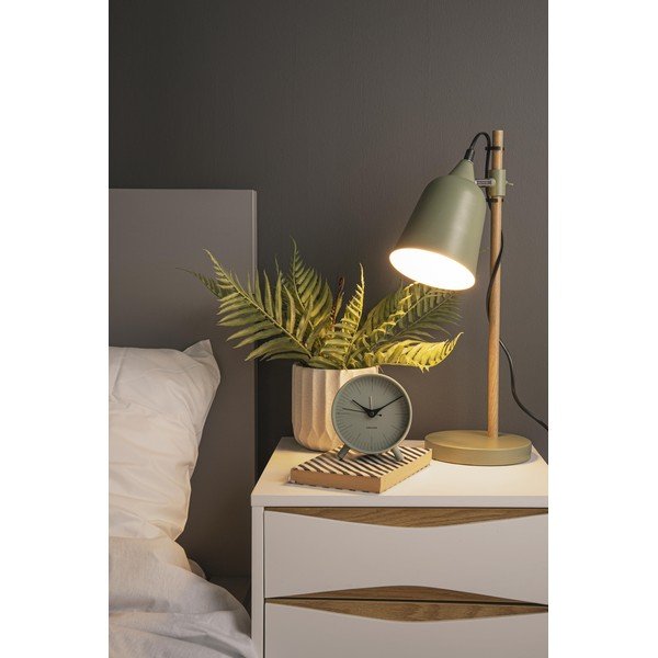 Sveglia in metallo verde , ø 11 cm Index - Karlsson-image-1