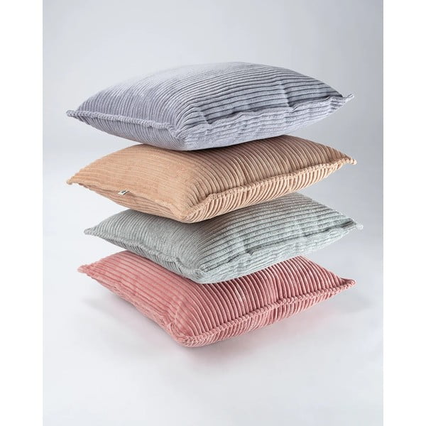 Cuscino per divano da bambini color menta con rivestimento in velluto a coste Block – Wigiwama-image-1