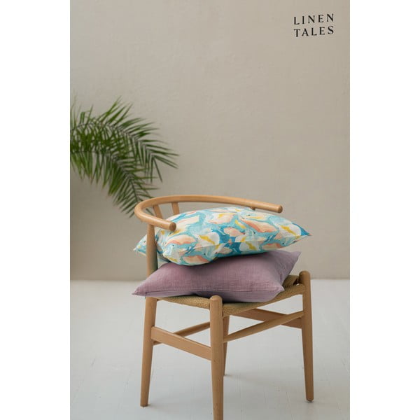 Vecchia federa di lino viola, 45 x 45 cm Ashes of Roses - Linen Tales-image-1